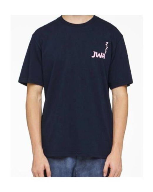 J.W. Anderson Blue Jw Anderson Jwa Back Print T-Shirt for men
