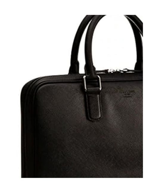 Giorgio Armani Black Logo Handbag for men
