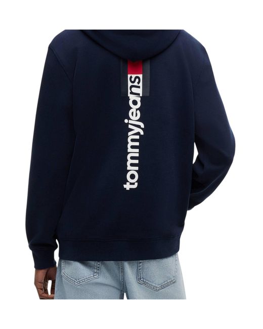 Tommy Hilfiger Blue Long-Sleeve Hoodie for men
