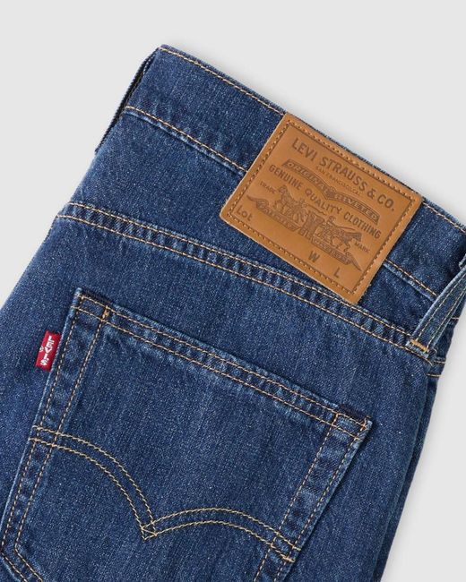 Levi's Blue 512 Slim Taper Linen Denim Jeans for men