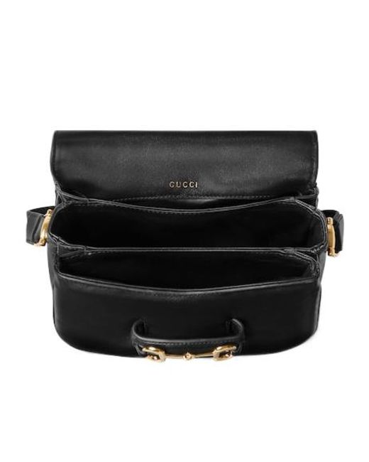 Gucci Black Horsebit 1955 Mini Shoulder Bag