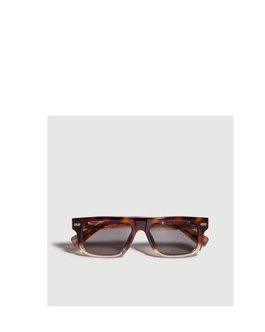 Brunello Cucinelli White Full-Rim Sunglasses for men