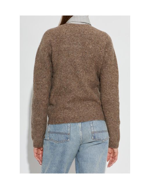 A.P.C. Brown Long-Sleeve Cardigan