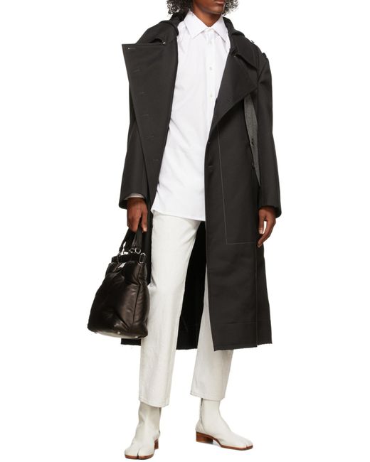 Maison Margiela White Mid Rise Straight Leg Jeans for men