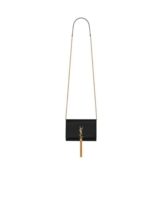 Saint Laurent White Small Kate Crossbody Bag