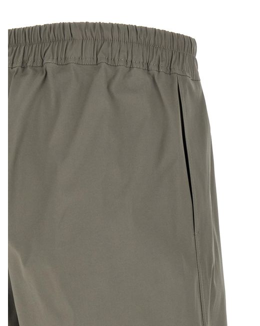Rick Owens Green Drawstring Bermuda Shorts for men