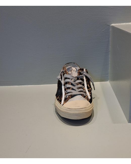 Golden Goose Deluxe Brand Brown V-Star 2 Low-Top Sneakers