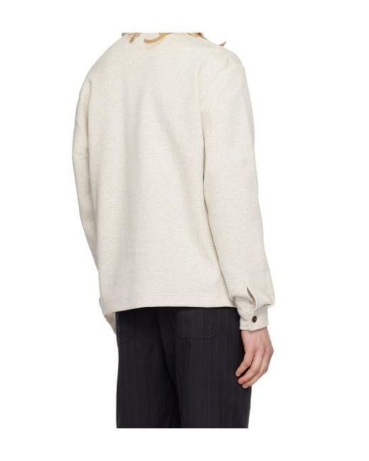 Tom Ford White Knitted Sweatshirt for men