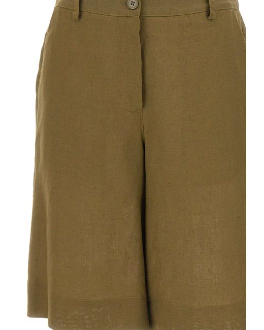 Kaos Green Elastic-Waist Bermuda Shorts