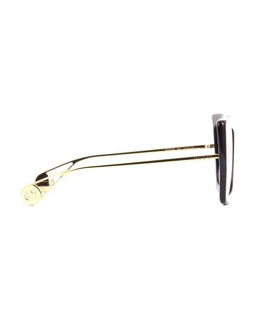 Gucci Blue Square Sunglasses