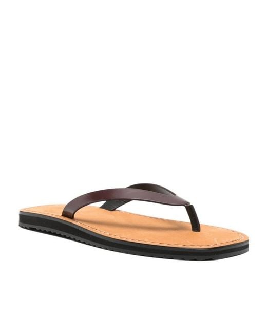 The Row Multicolor Round-Toe Flip-Flops