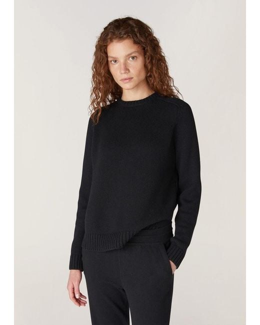 Loro Piana Black Parksville Crewneck Jumper
