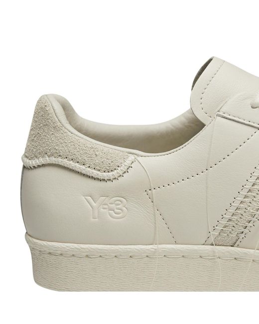 Y-3 White Solid-Color Casual Shoes for men