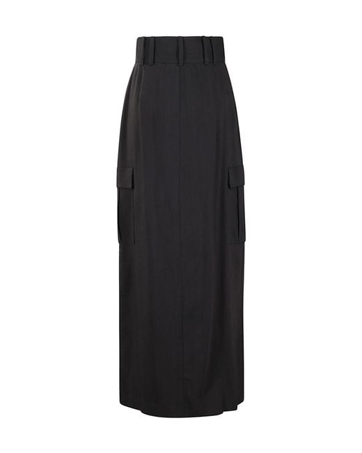 IRO Black Belt-Loop Skirt