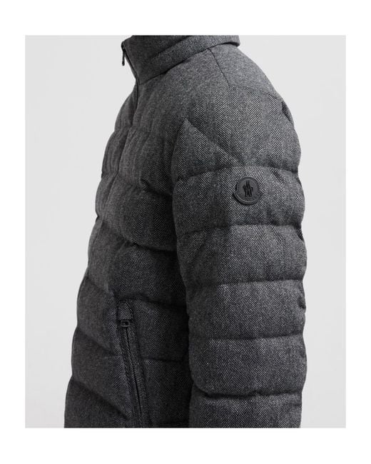 Moncler Black Arneb Zip-Up Short Padded Jacket for men