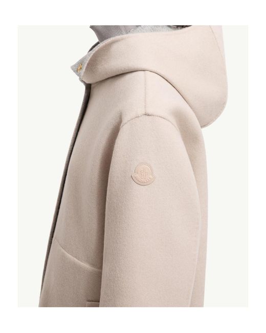 Moncler Gray Anthrene 3-In-1 Wool Cashmere Blend Hooded Down Jacket