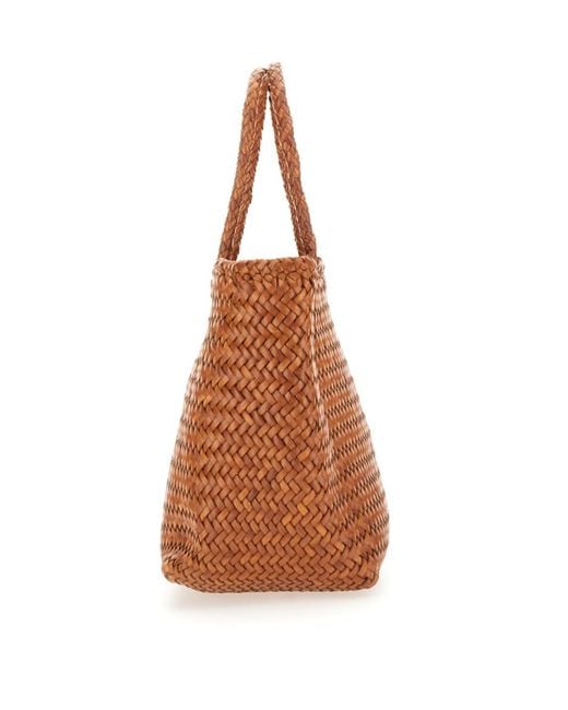 Dragon Diffusion Brown Grace Small Basket Bag