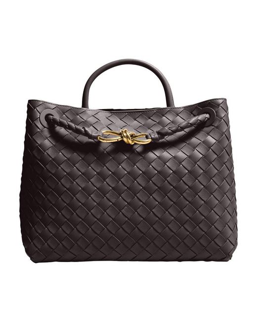 Bottega Veneta Black Andiamo Bag