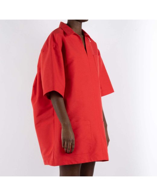 Marni Oversized Embroidered Cotton Mini Dress