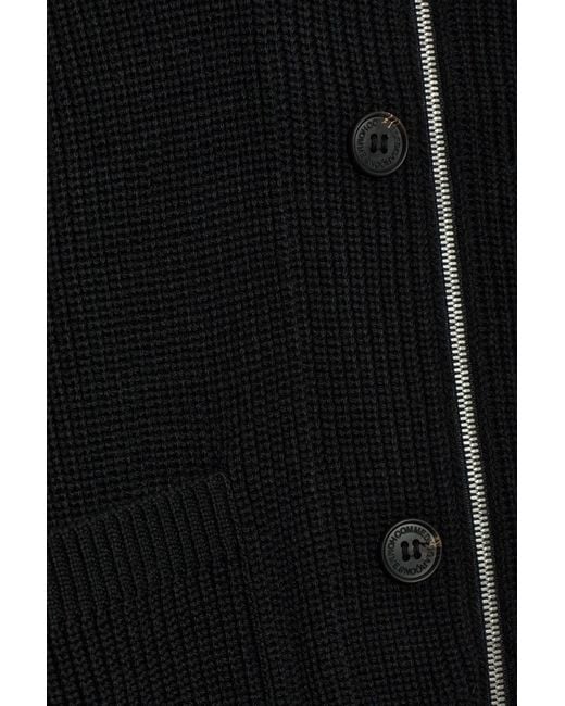 Comme des Garçons Black Long-Sleeved Casual Jacket for men