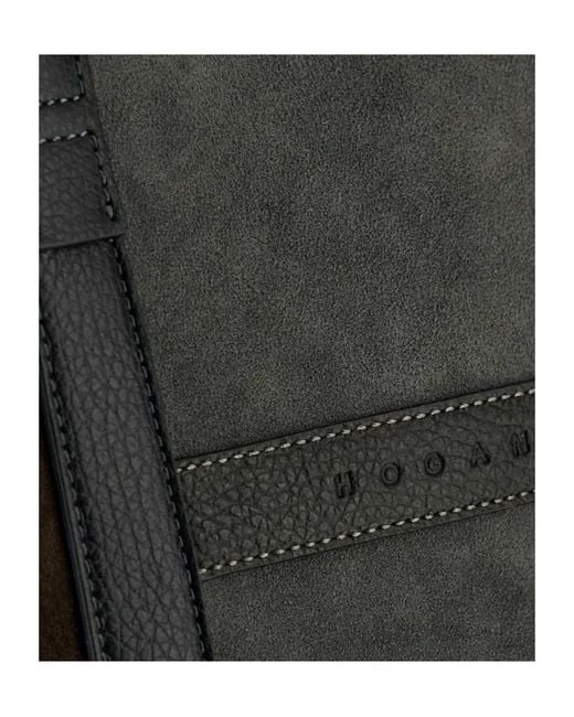 Hogan Black Script Shopping Bag Small