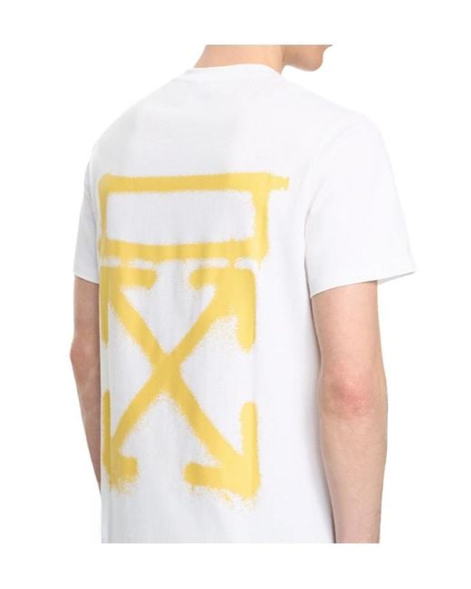 Off-White c/o Virgil Abloh White Printed T-Shirt for men