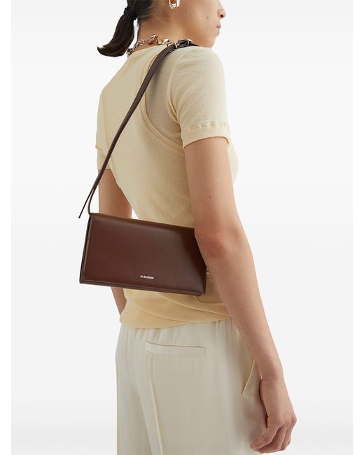 Jil Sander White Small All-Day Crossbody Bag
