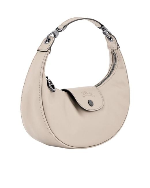 Longchamp White Le Pliage Xtra S Shoulder Bag