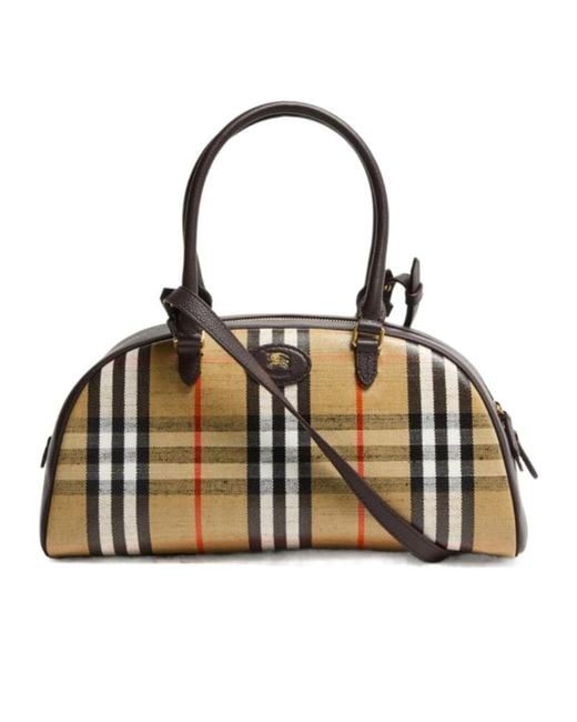Burberry Natural Highlands Bowling Bag