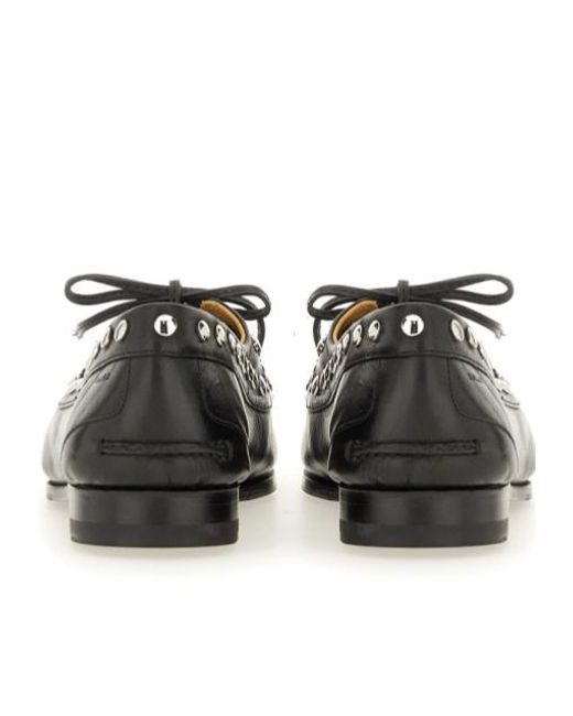 Bally Black Pathy Laced Loafers