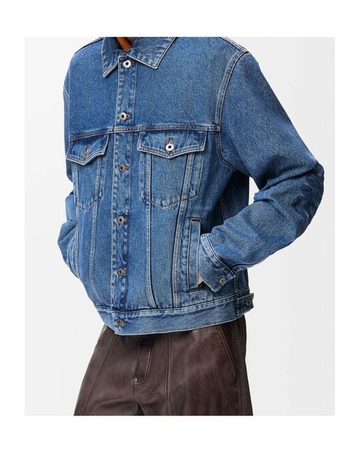 Loewe Blue Anagram Denim Jacket for men