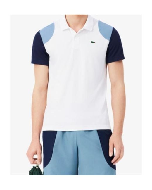 Lacoste Blue Short-Sleeved Polo Shirt for men