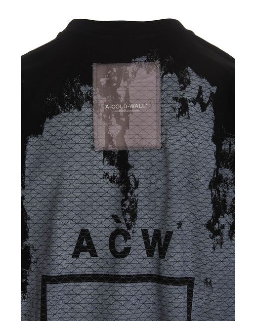 A_COLD_WALL* Black Logo Short-Sleeved T-Shirt for men