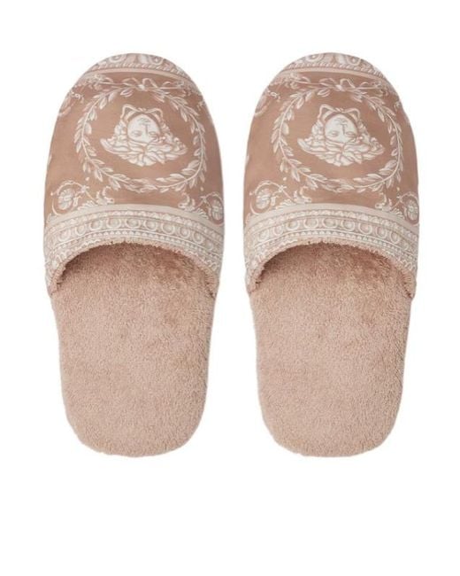 Versace Multicolor Medusa Printed Slides for men