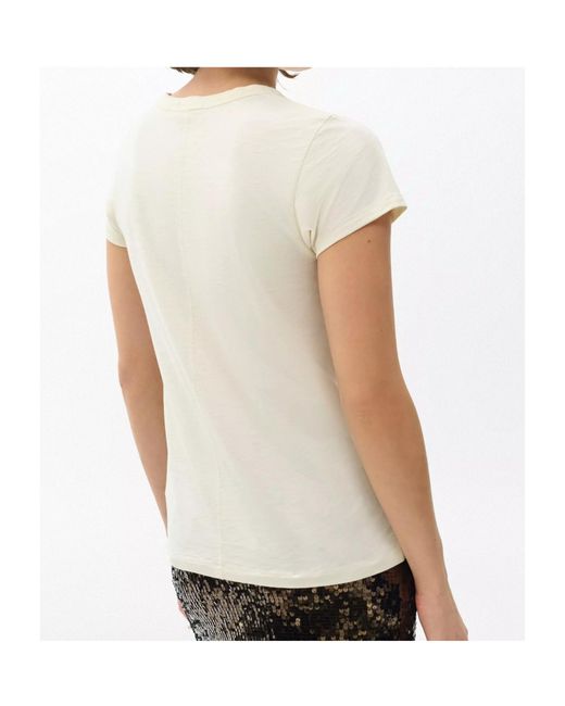 Rag & Bone White Crew Neck T-Shirt