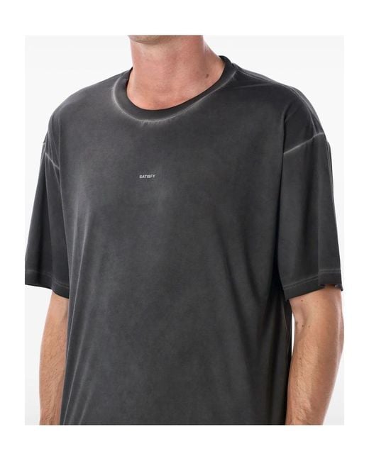 Satisfy Gray Short-Sleeved T-Shirt for men