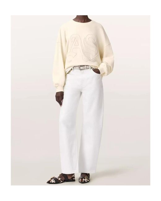 AllSaints Natural Lila Long-Sleeve Sweatshirt