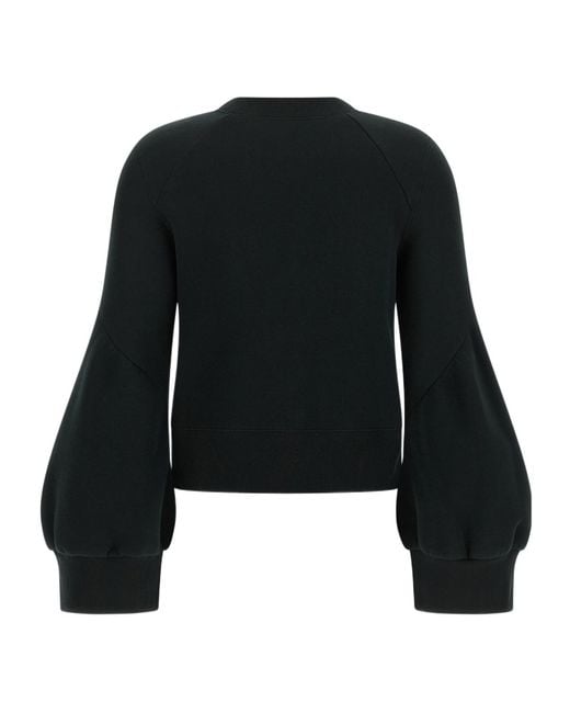 Sacai Black Balloon-Sleeve Sweatshirt