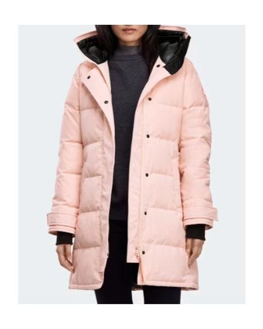 Canada Goose Pink Shelburne Parka Tonal Label