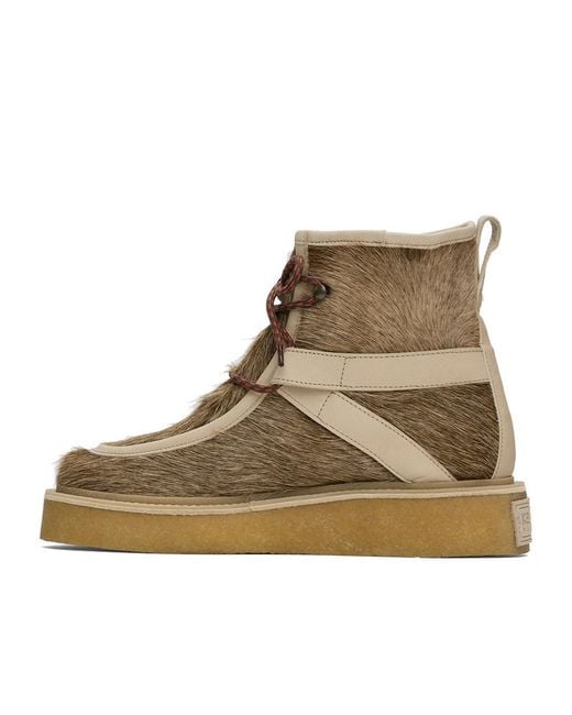KENZO Brown Yuki Boots for men
