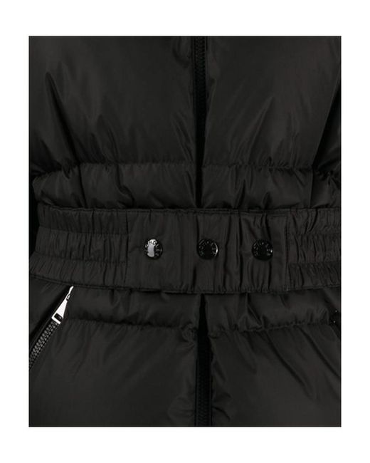 Moncler Black Belted Puffer Jacket