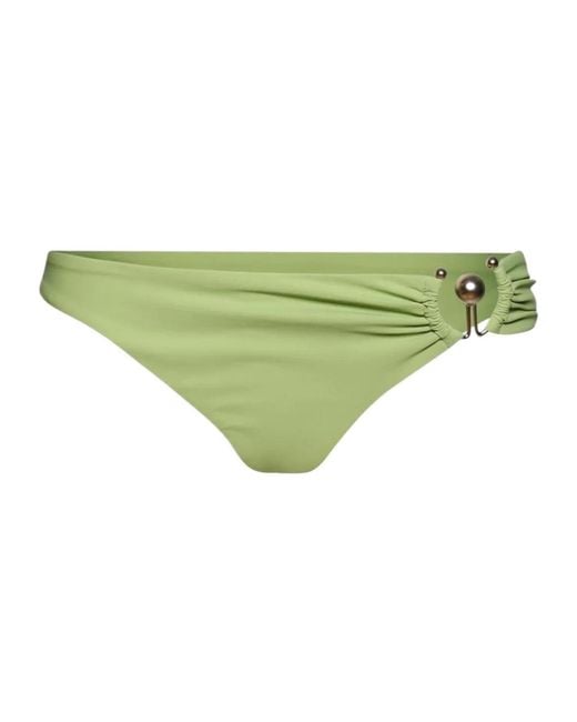 Christopher Esber Green Orbit Side Ruched High Briefs