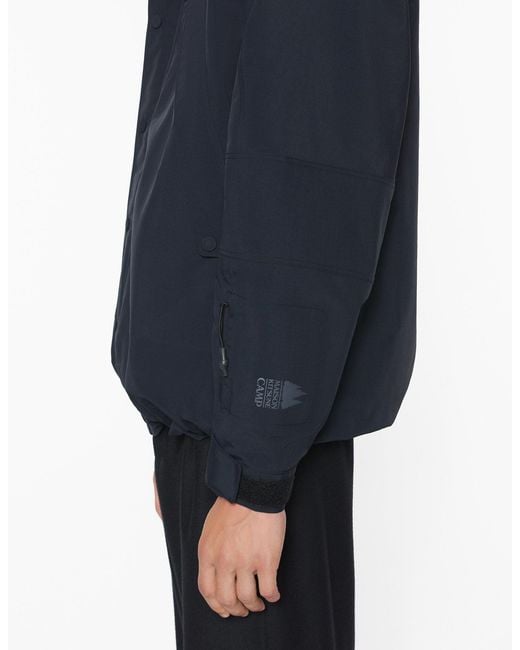 Maison Kitsuné Blue Hooded Jacket for men