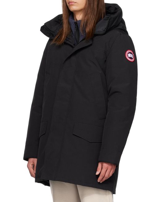 Canada Goose Black Langford Hooded Parka for men