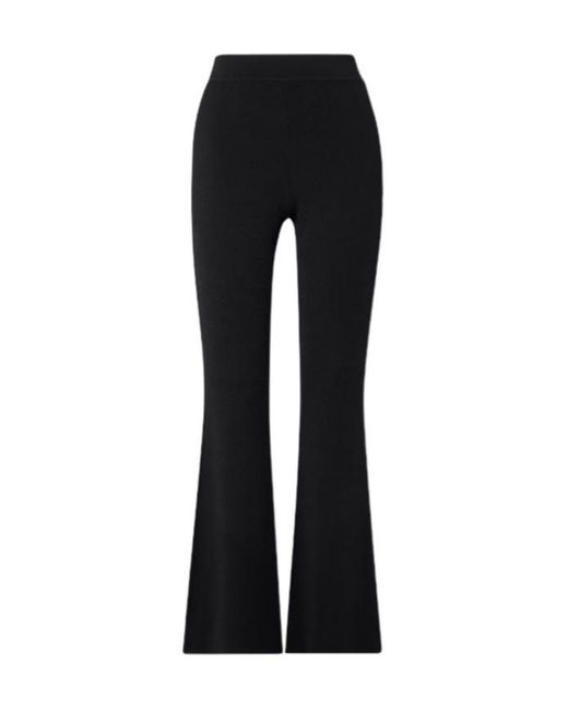 Altuzarra Black Knitted Flared Pants
