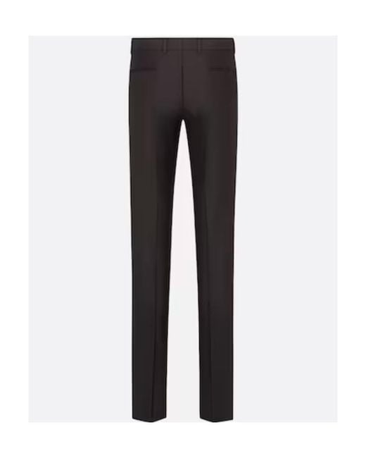 Dior Gray Homme Tailored Trousers for men