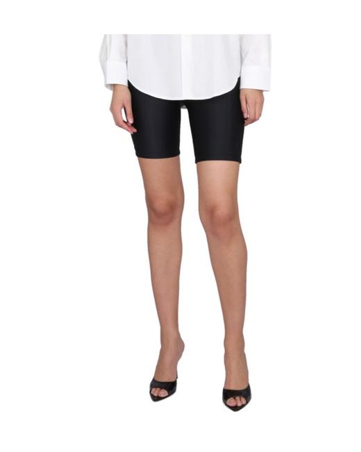 AMI Blue Stretch Elasticated Waistband Legging Shorts
