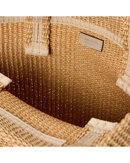 Jimmy Choo Natural Simple Straw Bag