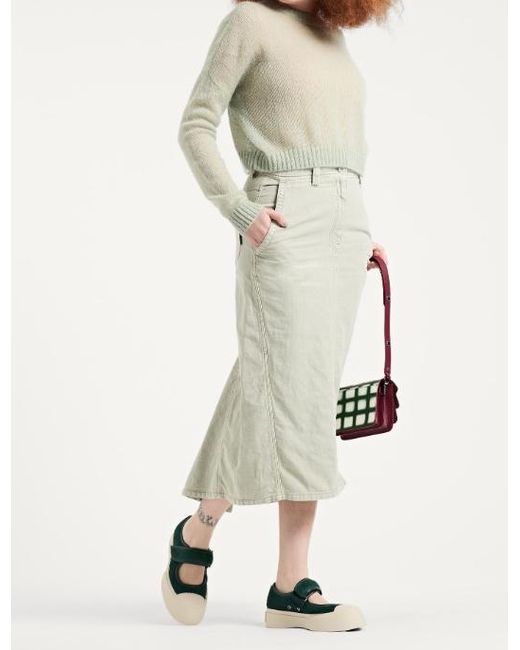 Brunello Cucinelli White Crew Neck Sweater