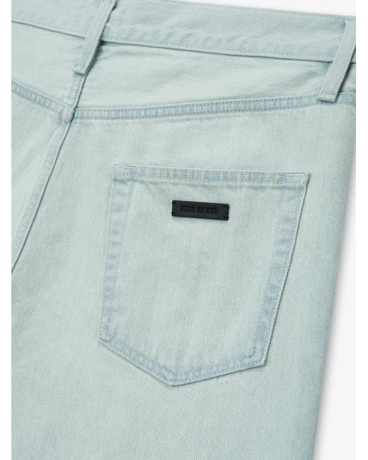 Fear Of God Blue Straight Five-Pocket Jeans for men